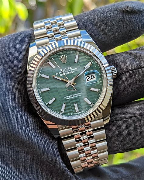 rolex datejust groen|rolex datejust price chart.